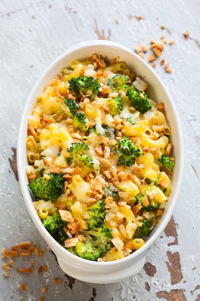 Pasta and broccoli casserole — Stock Photo, Image