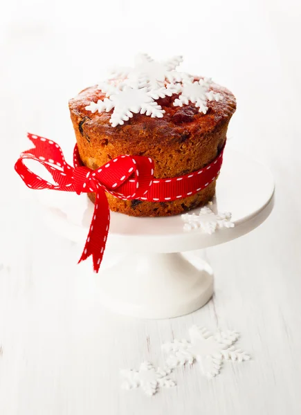 Christmas fruit cake — Stock Photo, Image