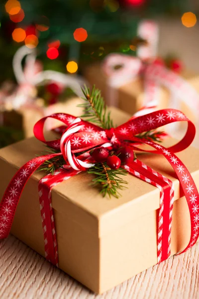 Christmas gift box Royalty Free Stock Images