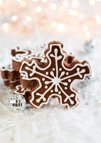 Cookies de copo de nieve — Stockfoto