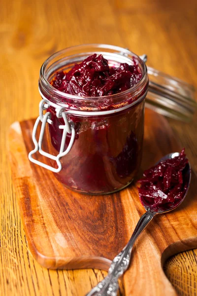 Beetroot chuthey — Stock Photo, Image