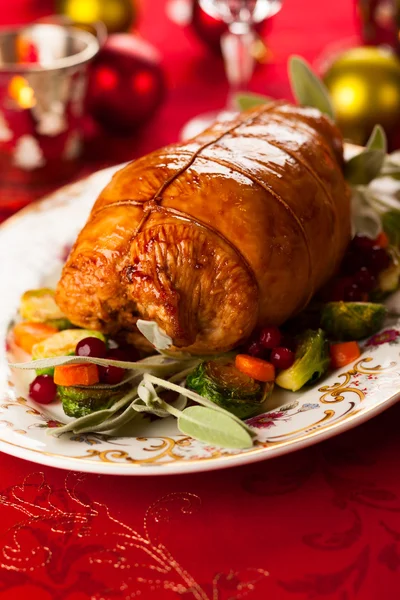 Stuffed turkey breast — Stock Photo, Image