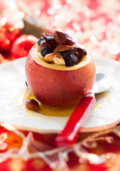 Manzana al horno — Foto de Stock