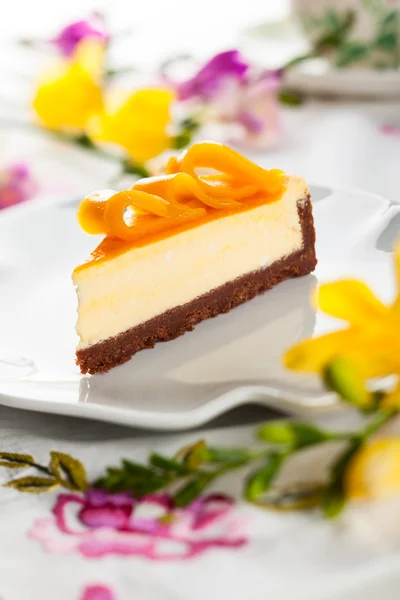 Mango cheesecake Stok Resim