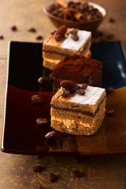 kahve ve çikolata kek