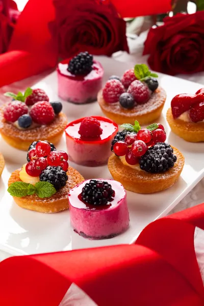 Diverse desserts — Stockfoto