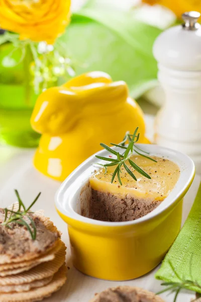 Chicken liver pate — Stock Photo, Image