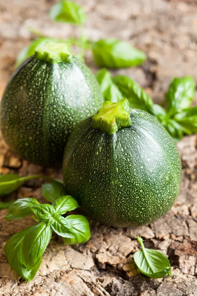 Zucchine rotonde — Foto Stock