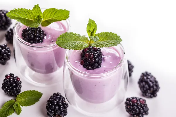 Ovocné jogurty — Stock fotografie
