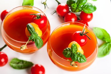 kavun domates gazpacho çorbası