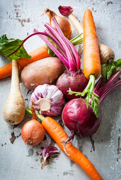 Produtos hortícolas de raiz — Fotografia de Stock