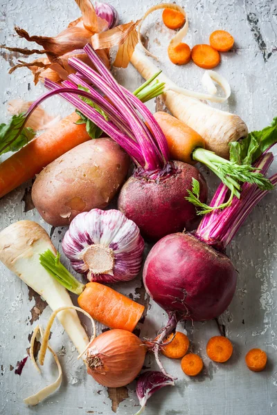 Produtos hortícolas de raiz — Fotografia de Stock