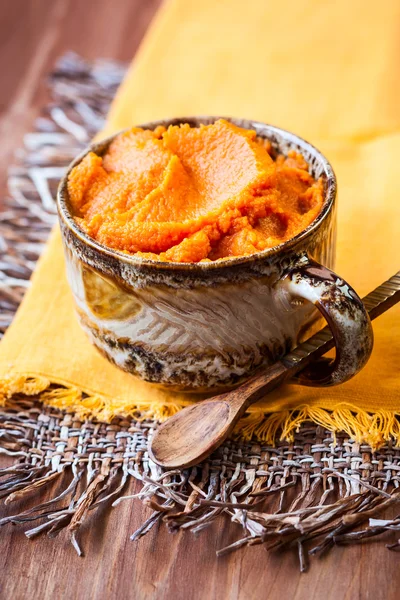 Pumpkin puree — Stock Photo, Image