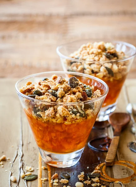 Pumpkin crumble — Stock Photo, Image