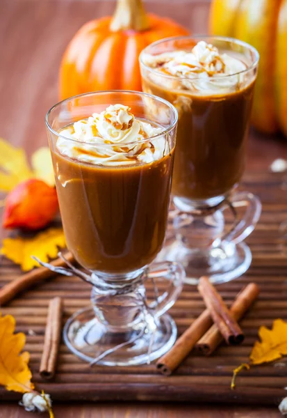 Pumpkin spice koffie — Stockfoto