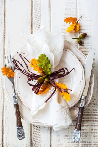 Festive place setting — Stock Photo, Image