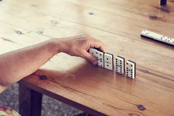 Muitos Azulejos Mahjong No Campo De Jogo. Um Antigo Jogo Asiático