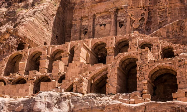 Antigua ciudad de Petra, Jordania — Foto de Stock
