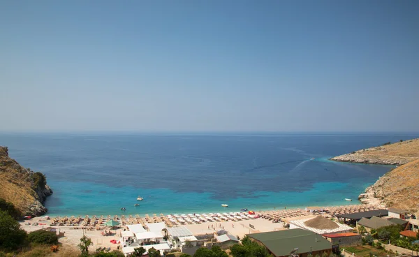 Costal view of Albanian Sea — Stock Photo, Image