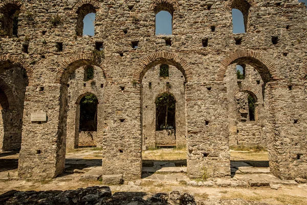 Római kapu butrint, Albánia — Stock Fotó