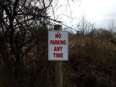Bitkilerin olduğu yere park etmek yasaktır.