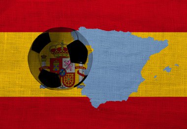 Spanish football clipart