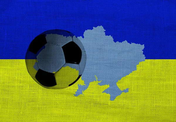 Ukraiński piłkarz — Zdjęcie stockowe