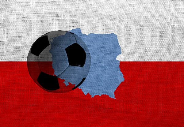 Polnischer Fußball — Stockfoto