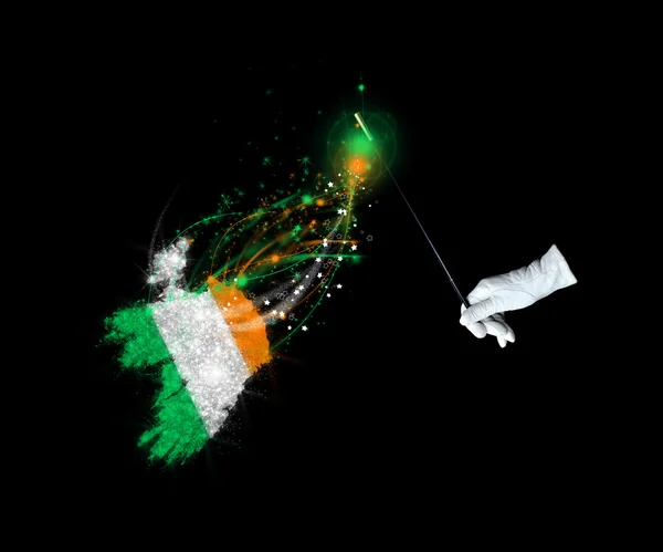 Bandiera magica dell'Irlanda — Foto Stock