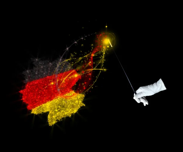 Bandera mágica de Alemania —  Fotos de Stock