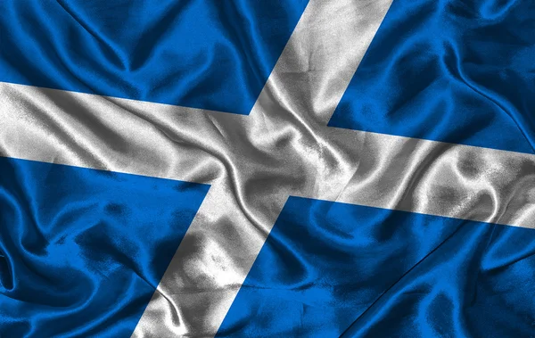 Bandeira da Seda da Escócia — Fotografia de Stock
