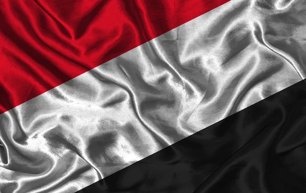 Bandera de seda de Yemen — Foto de Stock