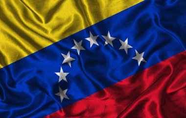 Silk Flag of Venezuela clipart