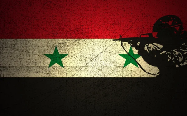 Conflito de síria — Fotografia de Stock