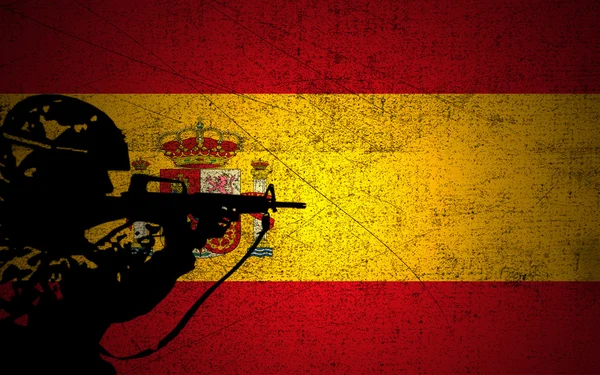 Spanien militära styrka — Stockfoto