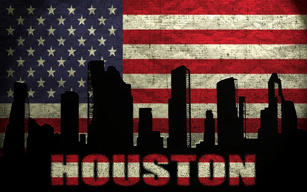 Vista de la ciudad de Houston —  Fotos de Stock