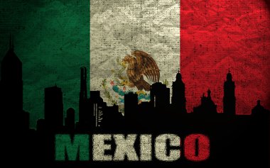 View of Mexico clipart