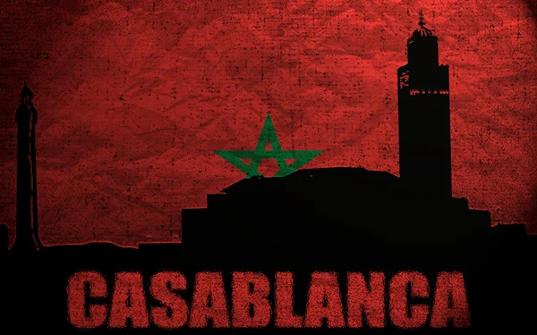 Вид на Касабланку — стоковое фото