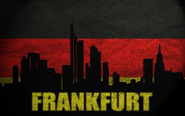 Vista de Frankfurt — Fotografia de Stock