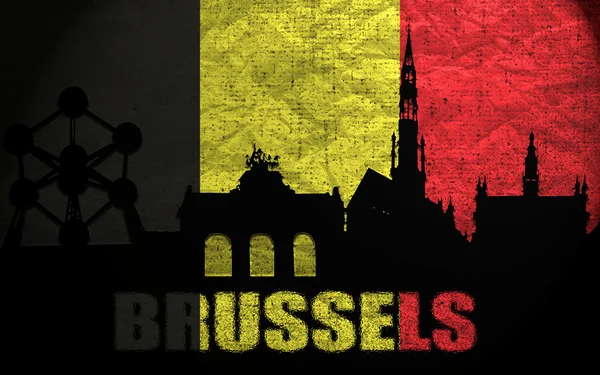 Utsikt över Bryssel — Stockfoto