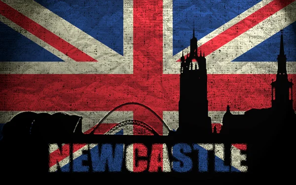 Vista de Newcastle — Fotografia de Stock