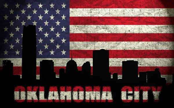 Weergave van oklahoma city — Stockfoto