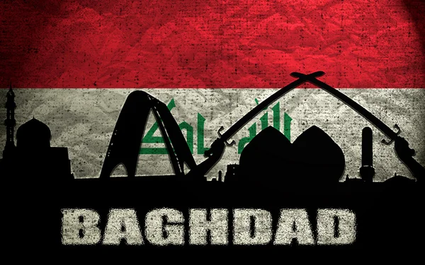 Вид на Багдад — стоковое фото