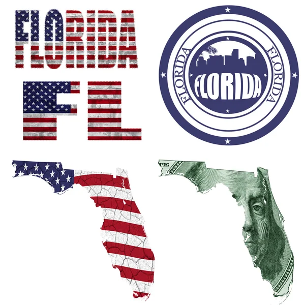Florida state collage — Stock Photo, Image