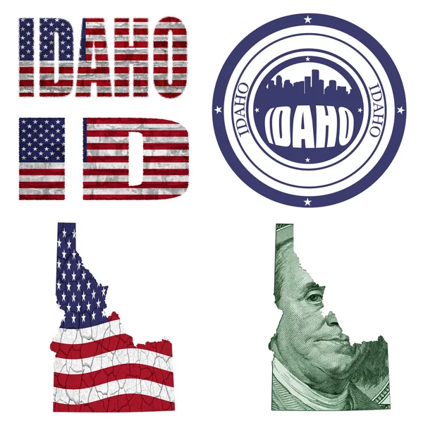 Collage estatal de Idaho — Foto de Stock