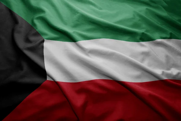 Bandeira do Kuwait — Fotografia de Stock