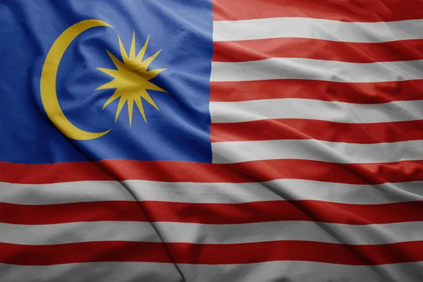 Vlag van Maleisië — Stockfoto