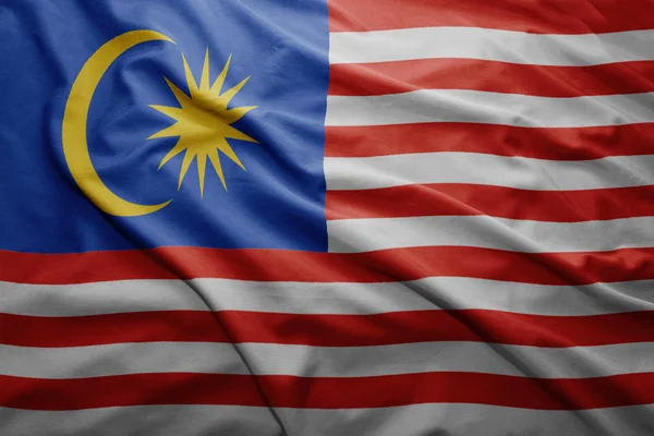 Bandiera di malaysia — Foto Stock