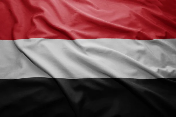 ธงชาติเยเมน — ภาพถ่ายสต็อก