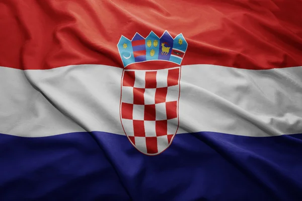 Vlajka Chorvatska — Stock fotografie